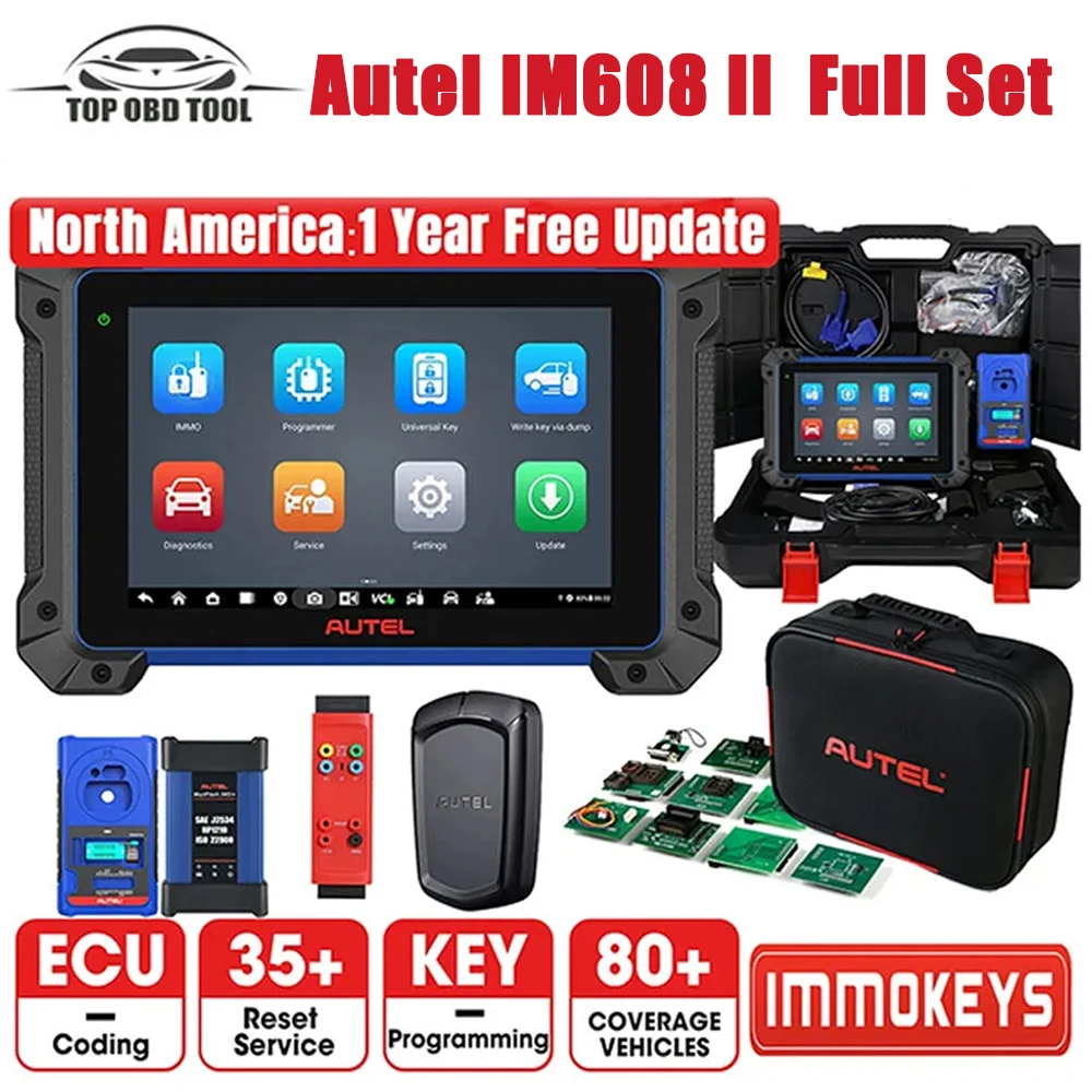 Autel IM608 II Pro MaxiIM 608 Полный ключ программатор OBD2 сканер IM608II автомобильный диагностический инструмент IMMO программирование ключей PK IM508 IM508S
Autel IM608 II Pro MaxiIM 608 Полный ключ программатор OBD2 сканер IM608II автомобильный диагностический инструмент IMMO программирование ключей PK IM508 IM508S