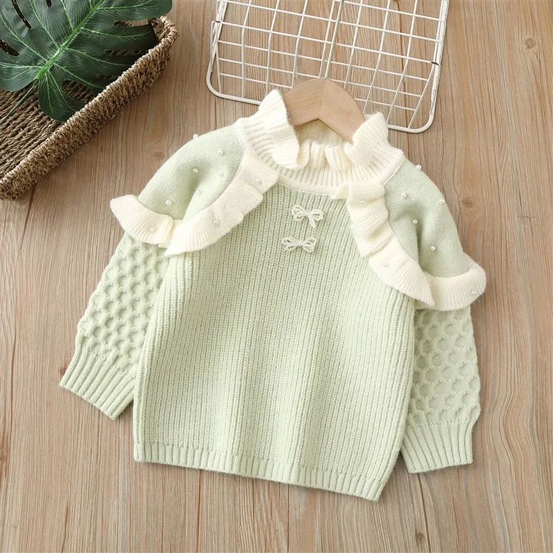 Girls Woolen Sweaters Spring Autumn Children Fashion Knitted Sweatshirts For Baby 1 To 6 Years Old Kids Woolen Pullover Sweater
Girls Woolen Sweaters Spring Autumn Children Fashion Knitted Sweatshirts For Baby 1 To 6 Years Old Kids Woolen Pullover Sweater