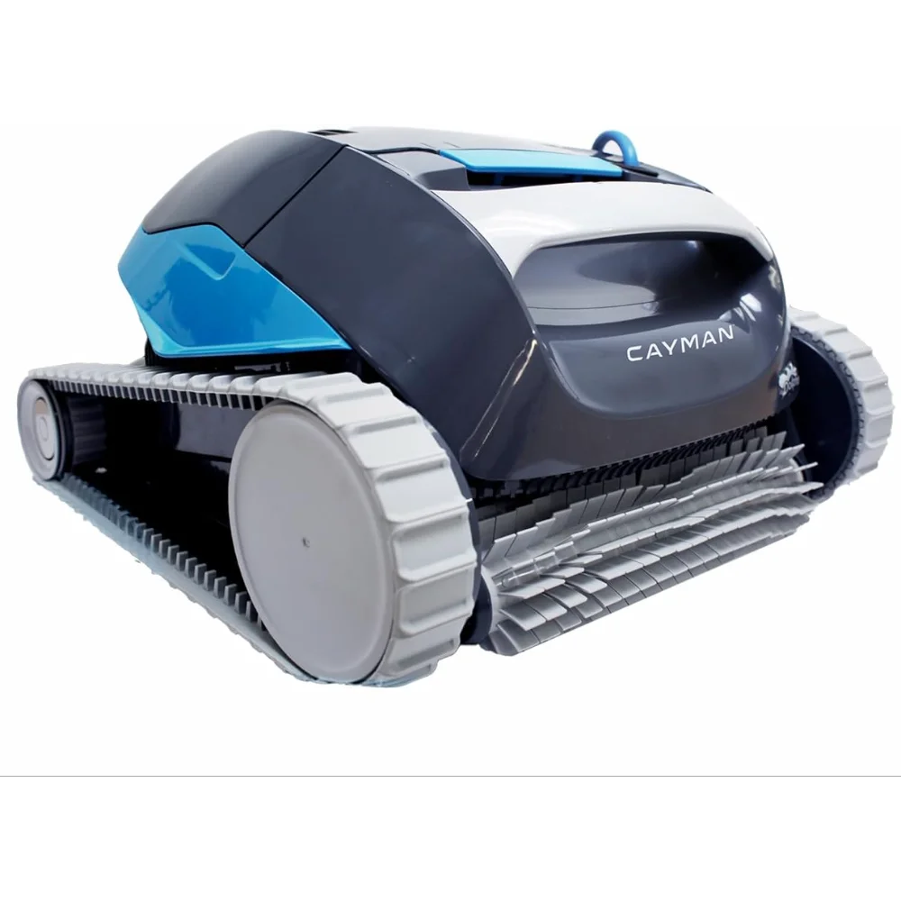 

Dolphin Cayman Automatic Robotic Pool Cleaner (2023 Model) — Programmable Weekly Timer, Wall Climbing, Massive Top-Load Filter
