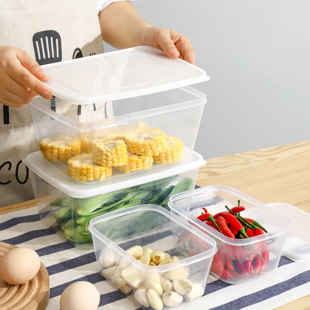 Refrigerator Storage Box Food Vegetable Fruit Storage Box Fridge Organizer Drain Basket Meat Onion Ginger Clear Crisper
Refrigerator Storage Box Food Vegetable Fruit Storage Box Fridge Organizer Drain Basket Meat Onion Ginger Clear Crisper