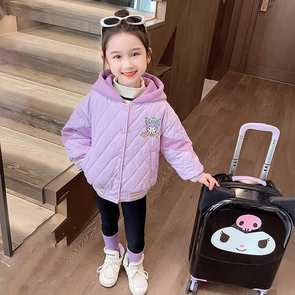 2023 Sanrio Kuromi Coat Kawaii Anime Autumn Girls Winter Coat Cute Cartoon Fashion Long Sleeve Wool Jacket Toys Kids Gift
2023 Sanrio Kuromi Coat Kawaii Anime Autumn Girls Winter Coat Cute Cartoon Fashion Long Sleeve Wool Jacket Toys Kids Gift