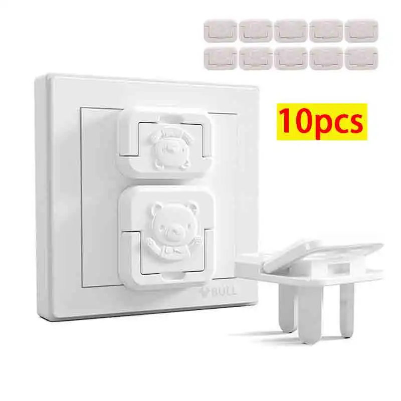 10pcs Safety Electric Socket Outlet Plug Protection for Child Cute Bear Power Socket Cover Plugs Anti Electric Shock Plugs Kids
10pcs Safety Electric Socket Outlet Plug Protection for Child Cute Bear Power Socket Cover Plugs Anti Electric Shock Plugs Kids