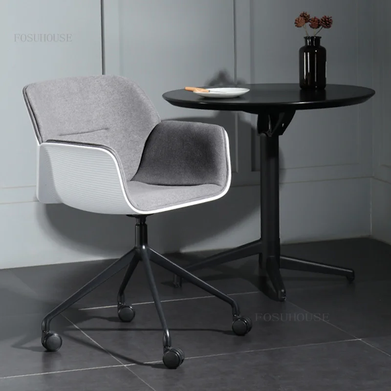 Nordic Simple Swivel Office Chairs Computer Armchair Modern Single Office Chairs Gaming Sillon Para Dormitorio Home Furniture
Nordic Simple Swivel Office Chairs Computer Armchair Modern Single Office Chairs Gaming Sillon Para Dormitorio Home Furniture