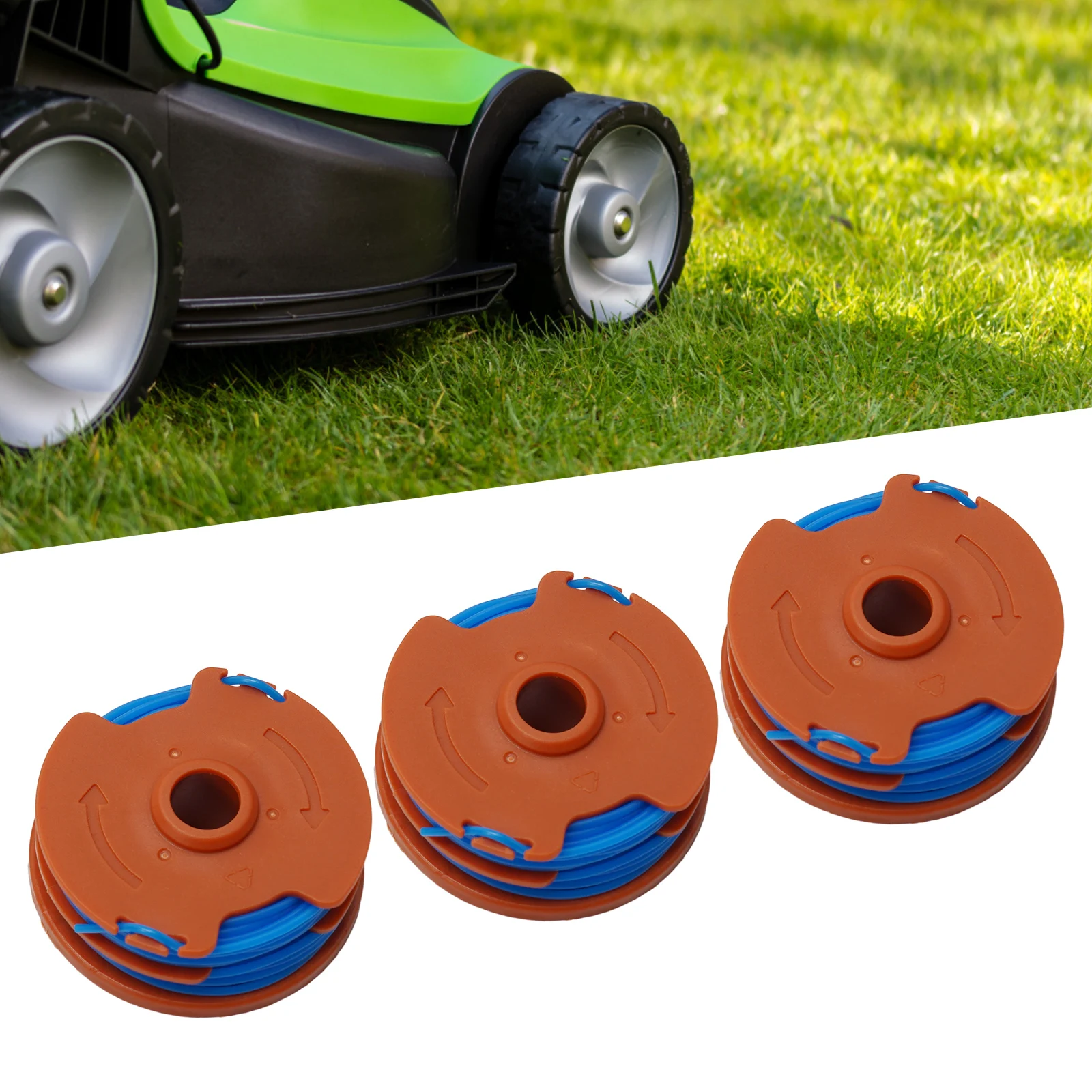 3pcs Strimmers Spool Line Replacement Parts For Qualcast GGT4401 GGT450 GGT600A1 GT25 350 Watt Garden Tool Accessories
3pcs Strimmers Spool Line Replacement Parts For Qualcast GGT4401 GGT450 GGT600A1 GT25 350 Watt Garden Tool Accessories