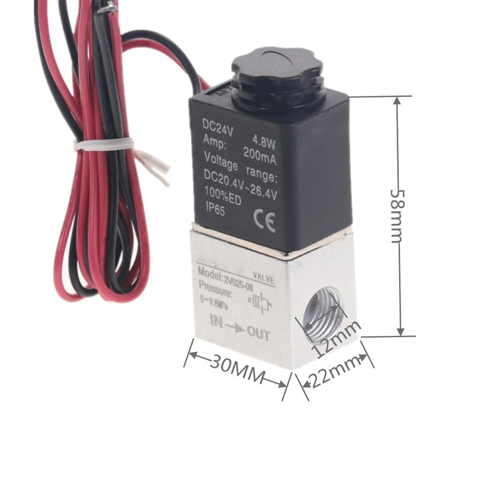 Compressor Valve 1/4" Normally Closed Pneumatic Aluminum Solenoid Valves 12V 24V Voltage For Air
Compressor Valve 1/4" Normally Closed Pneumatic Aluminum Solenoid Valves 12V 24V Voltage For Air