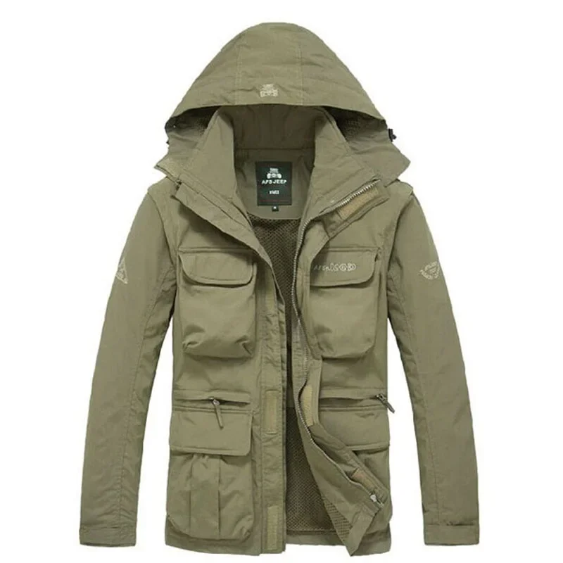 Men Tactical Jacket Autumn Quick Dry 2 En 1 Military Style Army Coat Male 2023 Multi Pocket Hooded Windbreaker Waterproof Bomber
Men Tactical Jacket Autumn Quick Dry 2 En 1 Military Style Army Coat Male 2023 Multi Pocket Hooded Windbreaker Waterproof Bomber