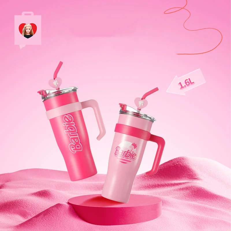 Miniso Barbie Cup Big Stainless Steel Thermos Bottle Kawaii Girls 1600ml Sports Flask Vacuum Insulated Water Bottle Xmas Gifts
Miniso Barbie Cup Big Stainless Steel Thermos Bottle Kawaii Girls 1600ml Sports Flask Vacuum Insulated Water Bottle Xmas Gifts