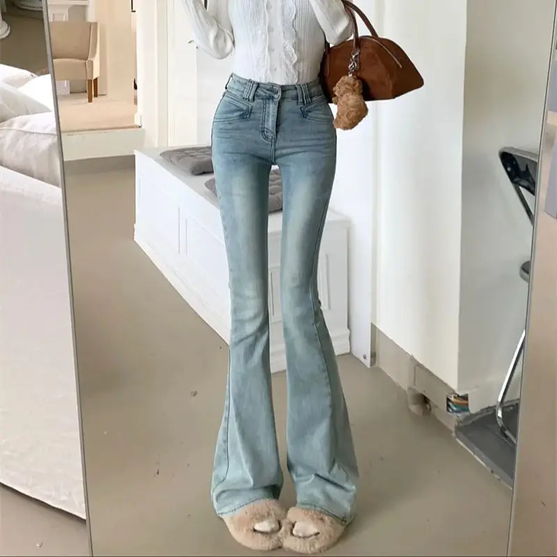 H.sa Women Denim Pants Winter jeans Pants Thick Fleece slim bell Buttom Chic Pants slimming bell-buttom Flare Pants
H.sa Women Denim Pants Winter jeans Pants Thick Fleece slim bell Buttom Chic Pants slimming bell-buttom Flare Pants