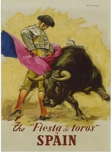Испанский винтажный постер для путешествий FIESTA DE TOROS BULLFIGHTING Art, Шелковый постер, Настенная декоративная живопись для дома
Испанский винтажный постер для путешествий FIESTA DE TOROS BULLFIGHTING Art, Шелковый постер, Настенная декоративная живопись для дома