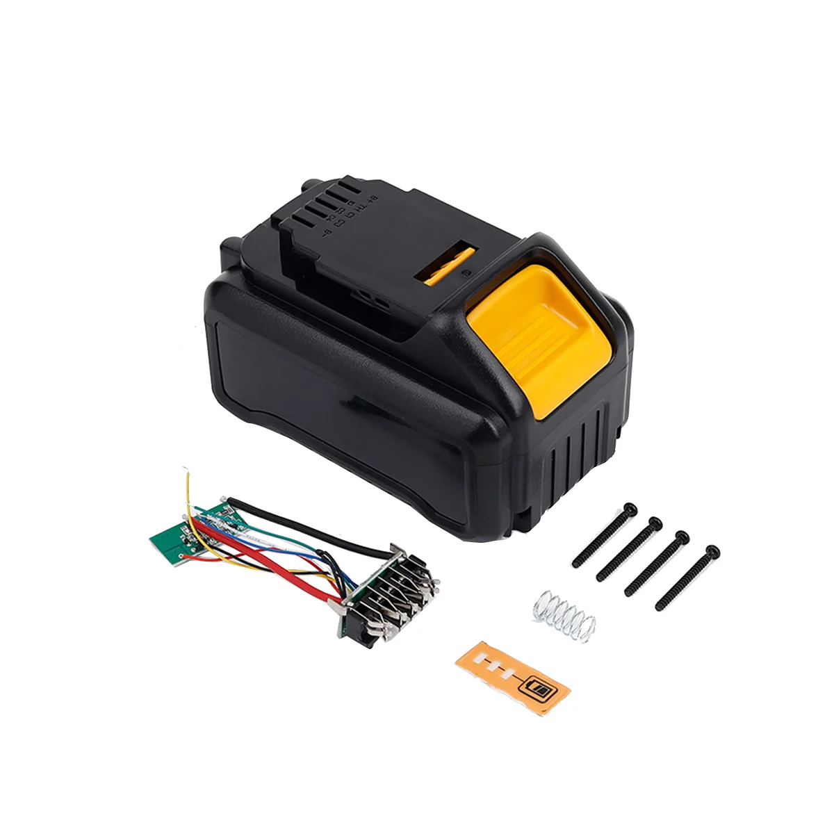 Battery Plastic Case+Lithium Battery Protective Board for Dewalt Battery Tool 21700 10-Cell Battery Case Kit
Battery Plastic Case+Lithium Battery Protective Board for Dewalt Battery Tool 21700 10-Cell Battery Case Kit
