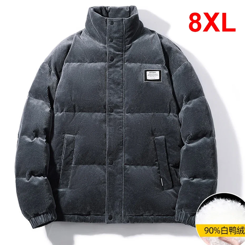 Corduroy Down Jacket Men Winter NewWarm Thick Jackets Plus Size 8XL Men's Puffer Jacket Fashion Casual Winter Corduroy Coat Male
Corduroy Down Jacket Men Winter NewWarm Thick Jackets Plus Size 8XL Men's Puffer Jacket Fashion Casual Winter Corduroy Coat Male