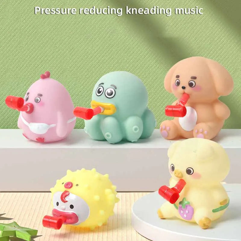 

Новинка, детская мультяшная серия милых животных, сжимаемая игрушка с языком, креативные забавные сжималки и пищалки, детские игрушки для снятия стресса