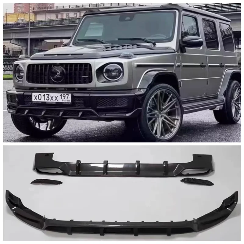 For Benz W464 G-Class G500 G63 AMG 2019-2023 High Quality Carbon Fiber Bumper Front Lip Splitters Rear Diffuser Spoiler Cover
For Benz W464 G-Class G500 G63 AMG 2019-2023 High Quality Carbon Fiber Bumper Front Lip Splitters Rear Diffuser Spoiler Cover