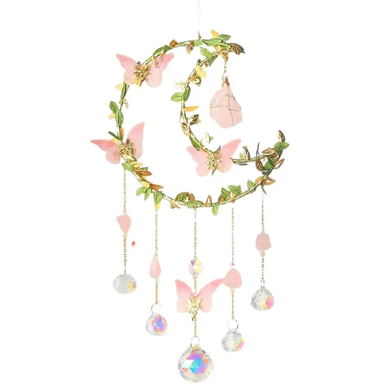 Красочные хрустальные колокольчики с изображением Луны в виде бабочек, красивый садовый декор для окон, домашнее искусственное свадебное украшение, 15 см
Красочные хрустальные колокольчики с изображением Луны в виде бабочек, красивый садовый декор для окон, домашнее искусственное свадебное украшение, 15 см