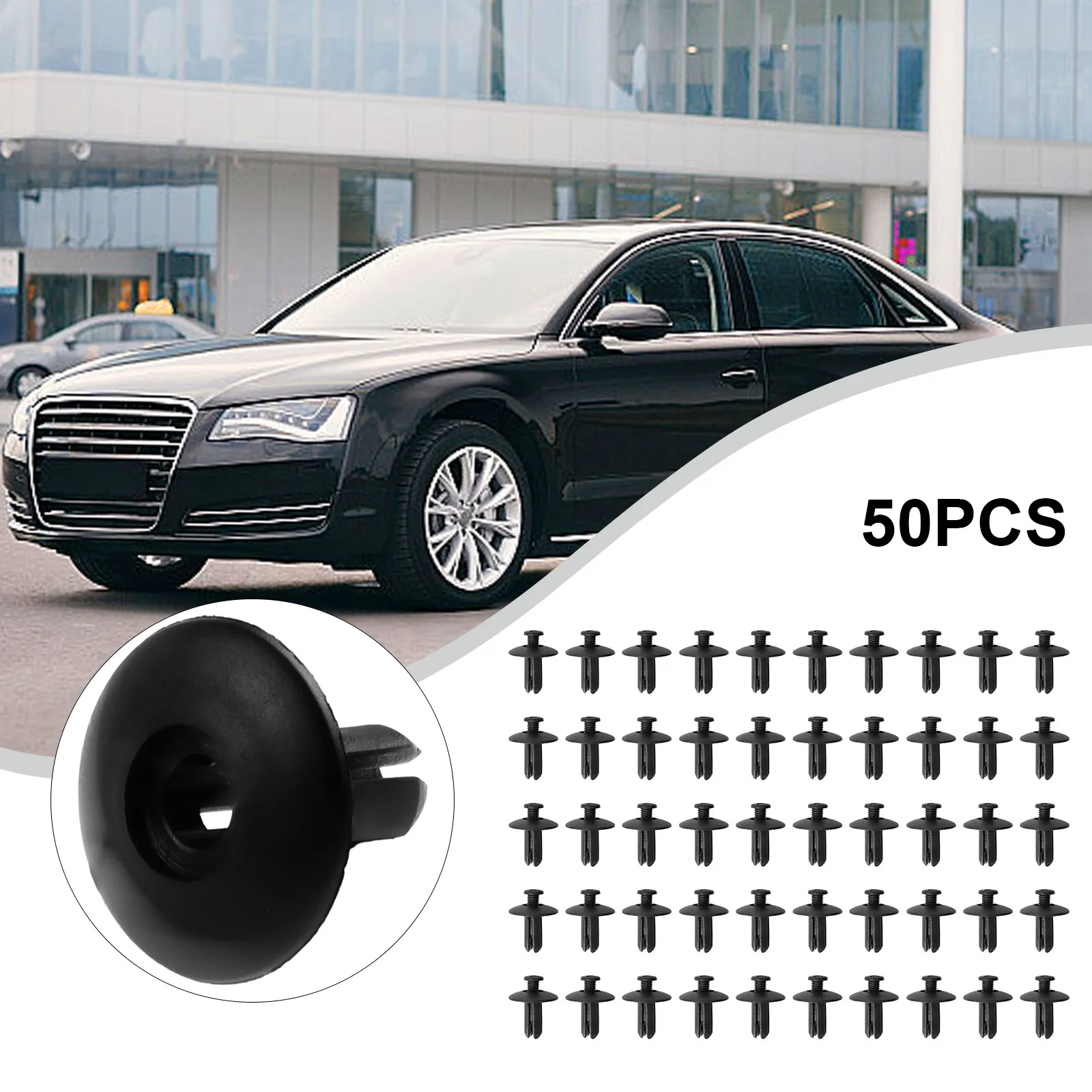 50pcs Fastener Clips 8mm Hole Size Replacement Bumper Radiator Yoke And Fender Clips Accessories Parts Suitable For Most Cars
50pcs Fastener Clips 8mm Hole Size Replacement Bumper Radiator Yoke And Fender Clips Accessories Parts Suitable For Most Cars