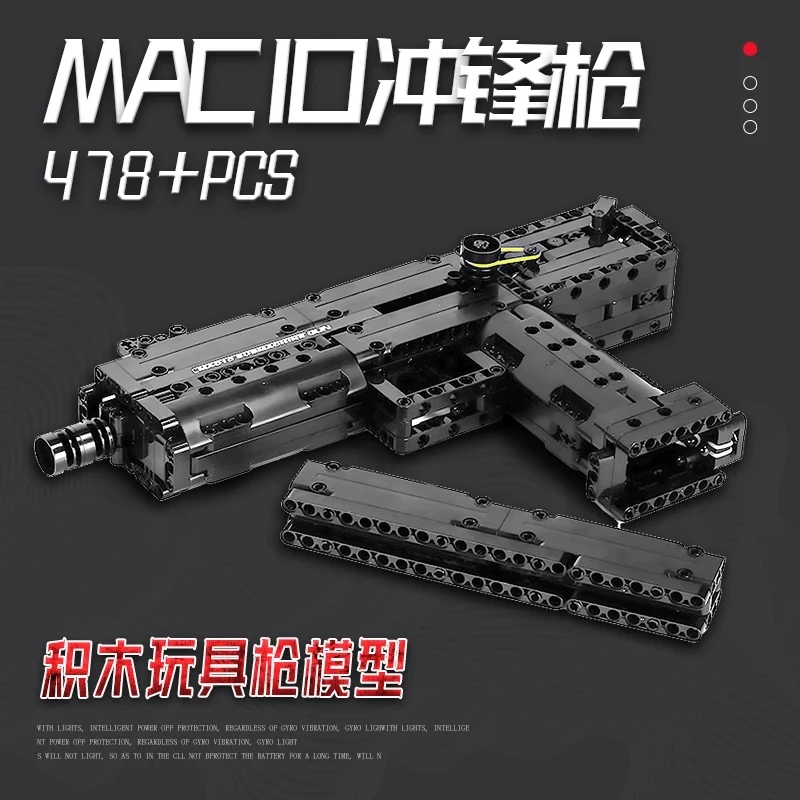 New MOC Technical Mac 10 Submachine Gun Mould King 14012 Model Building Blocks Brick Puzzle Assembly DIY Toy Christmas Gifts Boy New MOC Technical Mac 10 Submachine Gun Mould King 14012 Model Building Blocks Brick Puzzle Assembly DIY Toy Christmas Gifts Boy