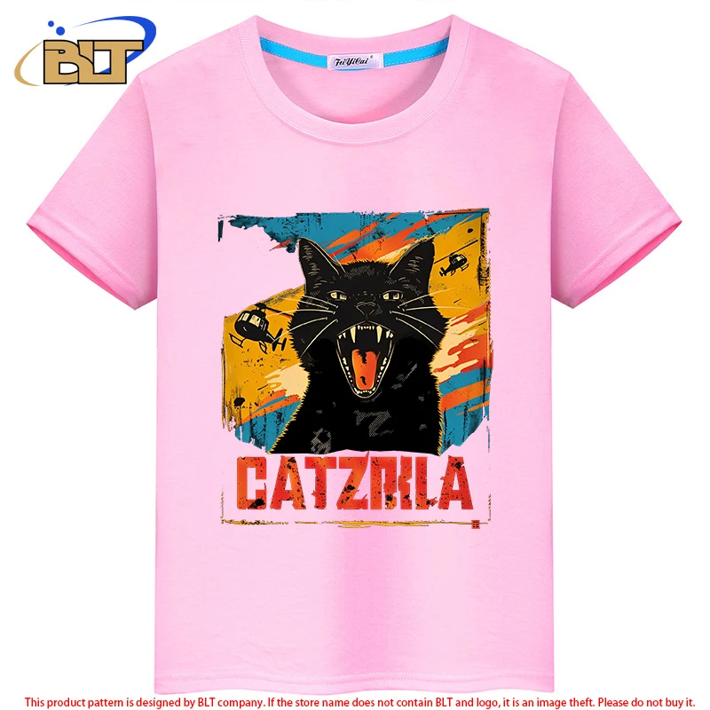 Детская одежда с принтом catzilla, летняя детская розовая футболка, повседневный персонализированный топ с коротким рукавом
Детская одежда с принтом catzilla, летняя детская розовая футболка, повседневный персонализированный топ с коротким рукавом