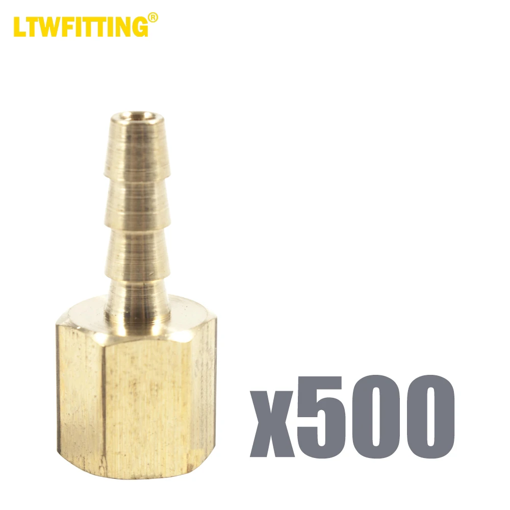 Латунный штуцер LTWFITTING, штуцер 3/16 дюйма для шланга, штуцер x 1/8 дюйма, Женский NPT топливный газ, вода (комплект из 500)
Латунный штуцер LTWFITTING, штуцер 3/16 дюйма для шланга, штуцер x 1/8 дюйма, Женский NPT топливный газ, вода (комплект из 500)