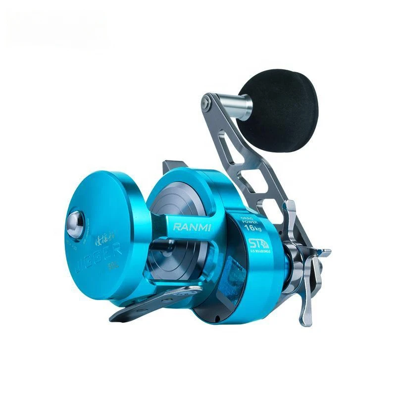 

New Model Ryobi Jigger BT Overhead Metal Slow Jigging Trolling Reel Saltwater Fishing Reel For Deep Sea Fishing