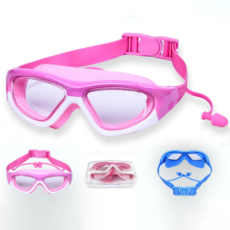 Kids Swimming Goggles Children 3-14Y Wide Vision Anti-Fog Anti-UV Pool Glasses With Ear Plugs Outdoor Sports Diving Eyewear
Kids Swimming Goggles Children 3-14Y Wide Vision Anti-Fog Anti-UV Pool Glasses With Ear Plugs Outdoor Sports Diving Eyewear