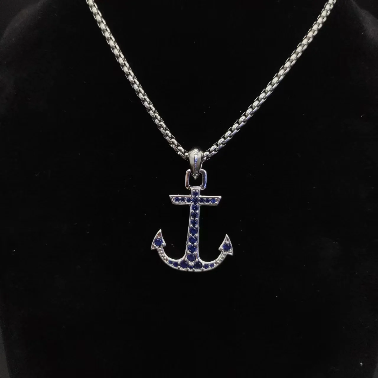European and American stainless steel necklace, 3mm sea anchor diamond DY necklace, chain length 50-60cm, hip-hop style
European and American stainless steel necklace, 3mm sea anchor diamond DY necklace, chain length 50-60cm, hip-hop style