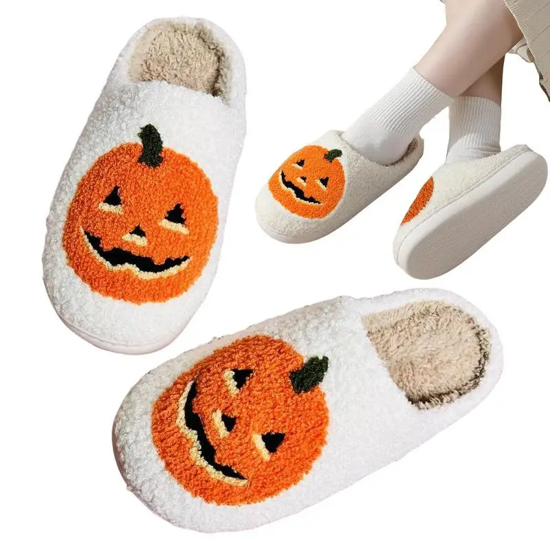 Candy Corn Lantern Slippers For Women Pumpkin Color Design Short Plush Sock Non-slip Comfy Home Slippers Fluffy Fur Woman Shoes
Candy Corn Lantern Slippers For Women Pumpkin Color Design Short Plush Sock Non-slip Comfy Home Slippers Fluffy Fur Woman Shoes