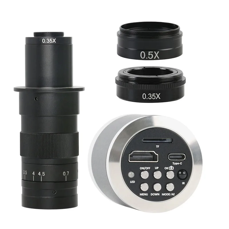 Видеомикроскоп с креплением на объектив 25 см, 4K, 48 МП, 1080P, HDMI, Type-C
Видеомикроскоп с креплением на объектив 25 см, 4K, 48 МП, 1080P, HDMI, Type-C