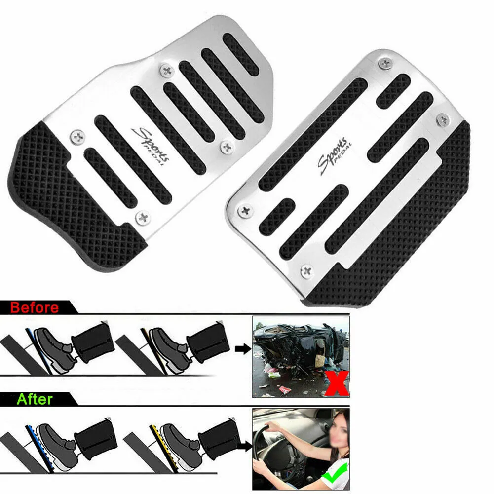 2pcs/set Universal Anti-slip Foot Pedal Pad Automatic Manual Gear Brake Clutch Pedal Cover Accelerator Car Accessories
2pcs/set Universal Anti-slip Foot Pedal Pad Automatic Manual Gear Brake Clutch Pedal Cover Accelerator Car Accessories