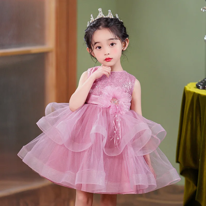 Flower Girls Cute Pageant Dresses Children Wedding Bridesmaid Tulle Short Evening Gowns Green White Luxury Birthday Party Dress
Flower Girls Cute Pageant Dresses Children Wedding Bridesmaid Tulle Short Evening Gowns Green White Luxury Birthday Party Dress