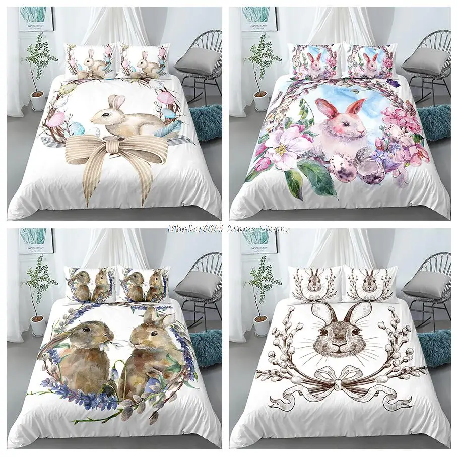 3D Cartoon Rabbit Printed Bedding Set 3pcs Happy Easter Duvet Quilt Cover Pillowcase for Home Bedroom Large Size Drop Shipping
3D Cartoon Rabbit Printed Bedding Set 3pcs Happy Easter Duvet Quilt Cover Pillowcase for Home Bedroom Large Size Drop Shipping