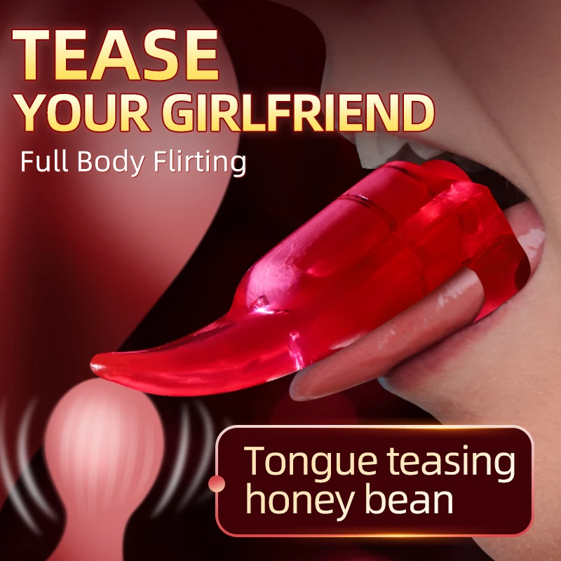 Лижущий язык вибратор носимый Женский мастурбатор соска клитора стимулятор для пар влюбленных вибрирующие секс-игрушки для женщин