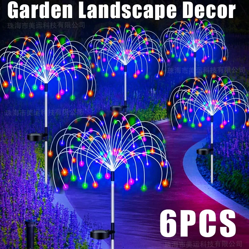 6Pcs Outdoor Solar Firework Stake Light LED Garden Pathway Fairy Lamp Waterproof Yard Lawn Patio Landscape Party Christmas Decor
6Pcs Outdoor Solar Firework Stake Light LED Garden Pathway Fairy Lamp Waterproof Yard Lawn Patio Landscape Party Christmas Decor
