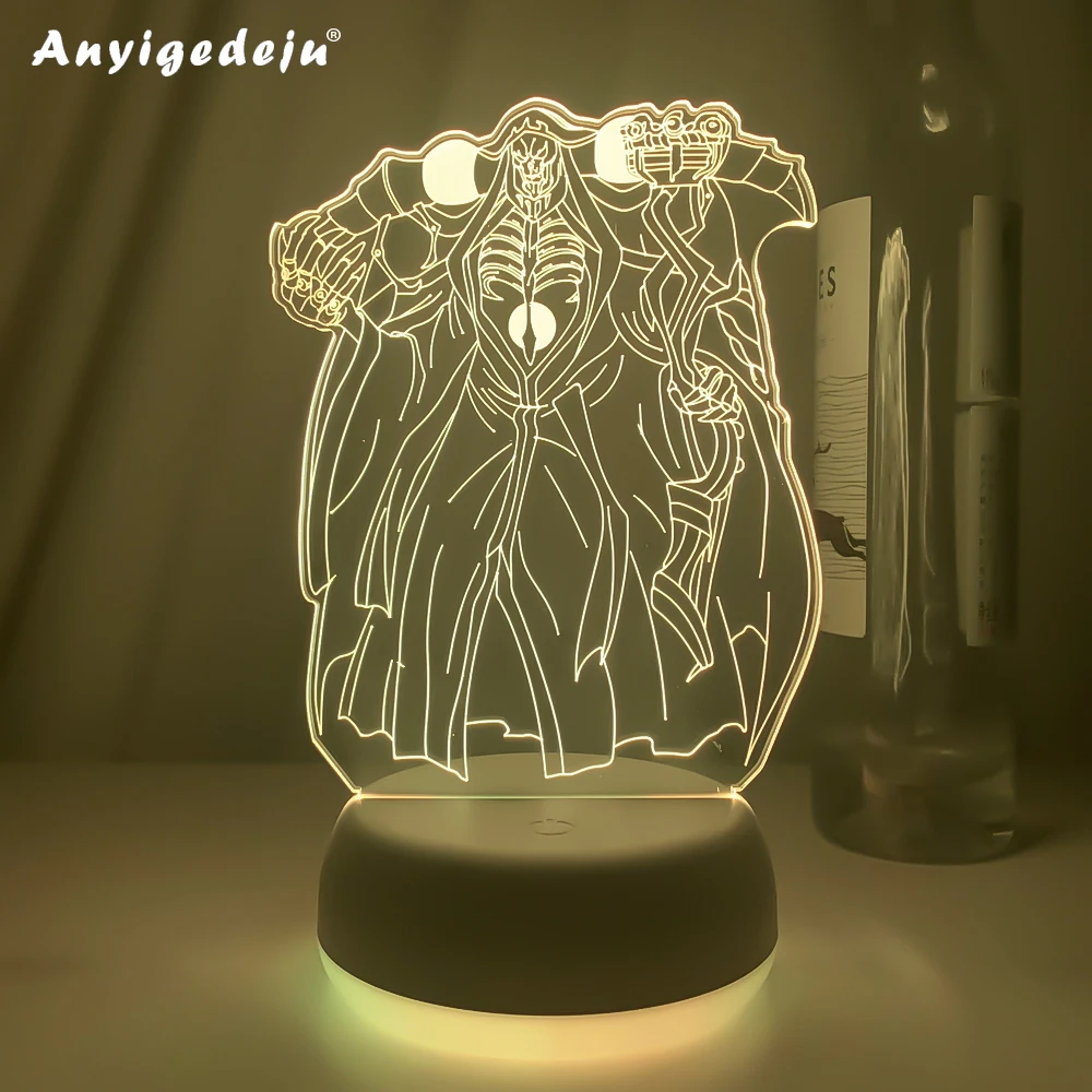 Anime Overlord Ainz Ooal Gown Led Night Light for Kids Bedroom Decor Nightlight Birthday Gift Manga Overlord Led Lamp Bedside
Anime Overlord Ainz Ooal Gown Led Night Light for Kids Bedroom Decor Nightlight Birthday Gift Manga Overlord Led Lamp Bedside