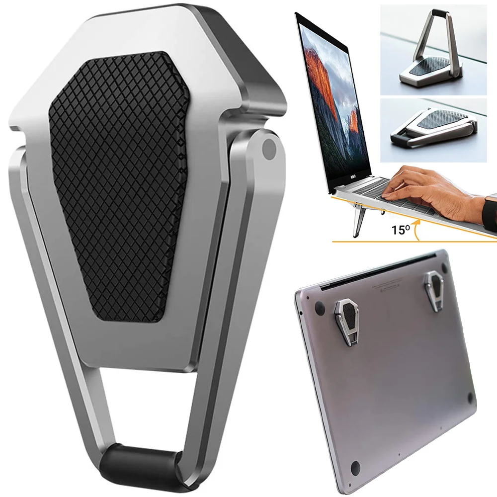 1 Pair Portable Laptop Mini Stand Holder support Notebook Foldable Metal Pasted Bracket Universal MacBook Pro Air Tablet Desktop
1 Pair Portable Laptop Mini Stand Holder support Notebook Foldable Metal Pasted Bracket Universal MacBook Pro Air Tablet Desktop