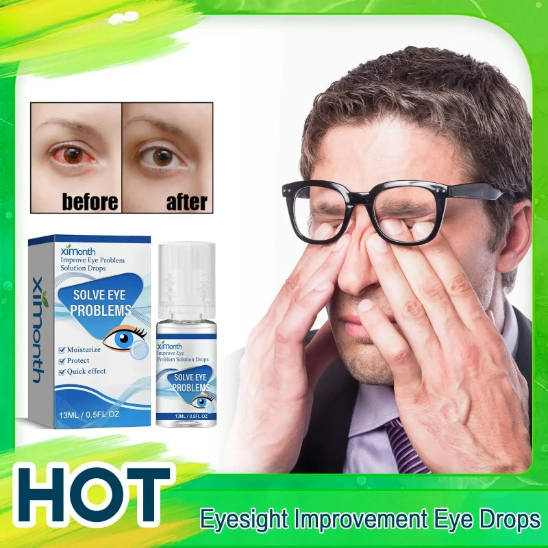 

Eyesight Improvement Eye Drop Relieve Blurred Vision Eyes Dry Itchy Fatigue Relief Myopia Treatment Cataract Removal Eye Liquid