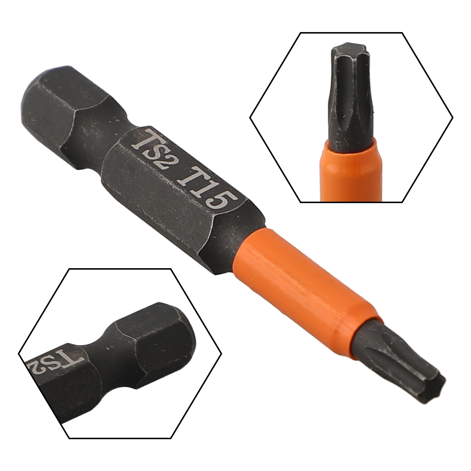 1PC 50mm 1/4 Inch Torx Screwdriver Bits Magnetic Hexagonal Screwdriver Solid Hand Tool T10-T40 Single Branch 50mm
1PC 50mm 1/4 Inch Torx Screwdriver Bits Magnetic Hexagonal Screwdriver Solid Hand Tool T10-T40 Single Branch 50mm