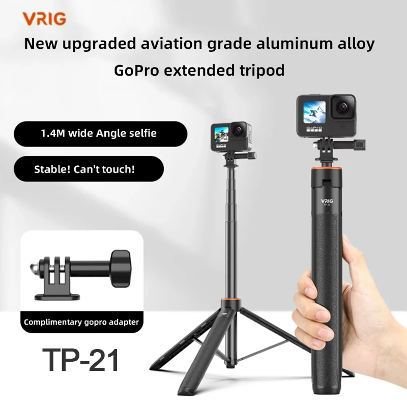 Штатив VRIG для Gopro12/11/10/9, портативный удлинитель для DJI action3/4 Insta360 x3/acepro, селфи-Палка для спортивной камеры
Штатив VRIG для Gopro12/11/10/9, портативный удлинитель для DJI action3/4 Insta360 x3/acepro, селфи-Палка для спортивной камеры