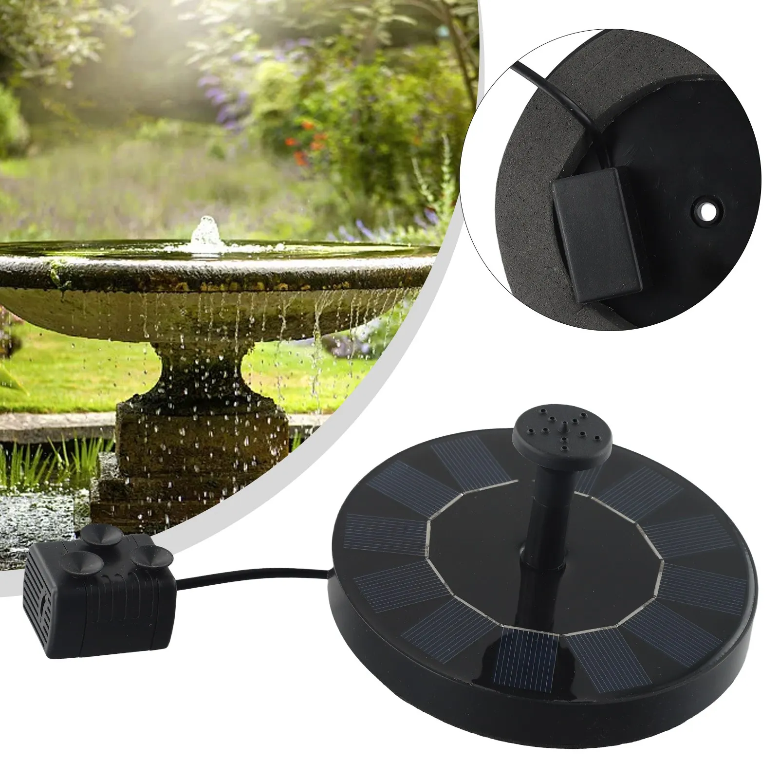 Revamp Your Garden with Solar Fountain Floating Pump Ideal for Bird Bath Fish Tank Small Pond Oxygen Circulation Enabler
Revamp Your Garden with Solar Fountain Floating Pump Ideal for Bird Bath Fish Tank Small Pond Oxygen Circulation Enabler
