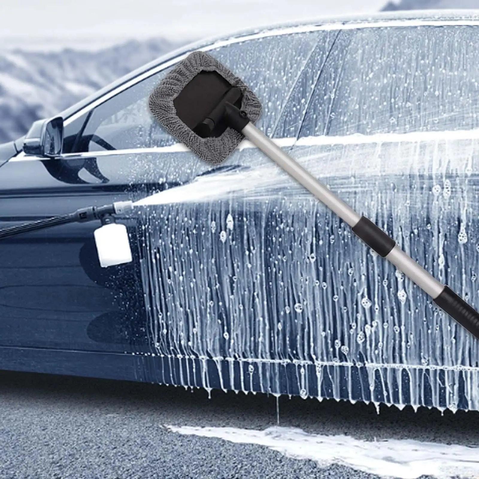 Car Window Cleaning Tool 180 Rotation with Extendable Handle Aluminum Alloy Pole Retractable Windshield Cleaner Glass Cleaner
Car Window Cleaning Tool 180 Rotation with Extendable Handle Aluminum Alloy Pole Retractable Windshield Cleaner Glass Cleaner
