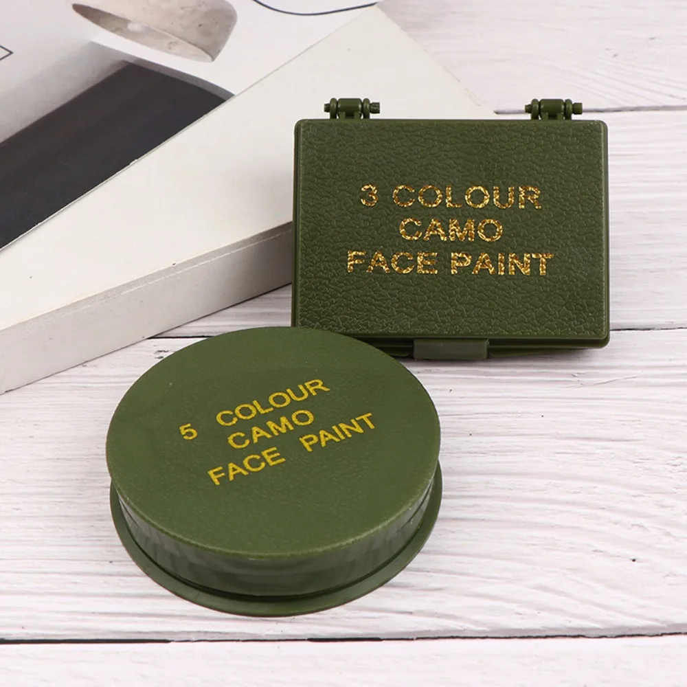 3 Color Face Paint Waterproof with Mirror Camouflage Cream Multifunction Square Box Packaging Facial Camouflage Oil
3 Color Face Paint Waterproof with Mirror Camouflage Cream Multifunction Square Box Packaging Facial Camouflage Oil