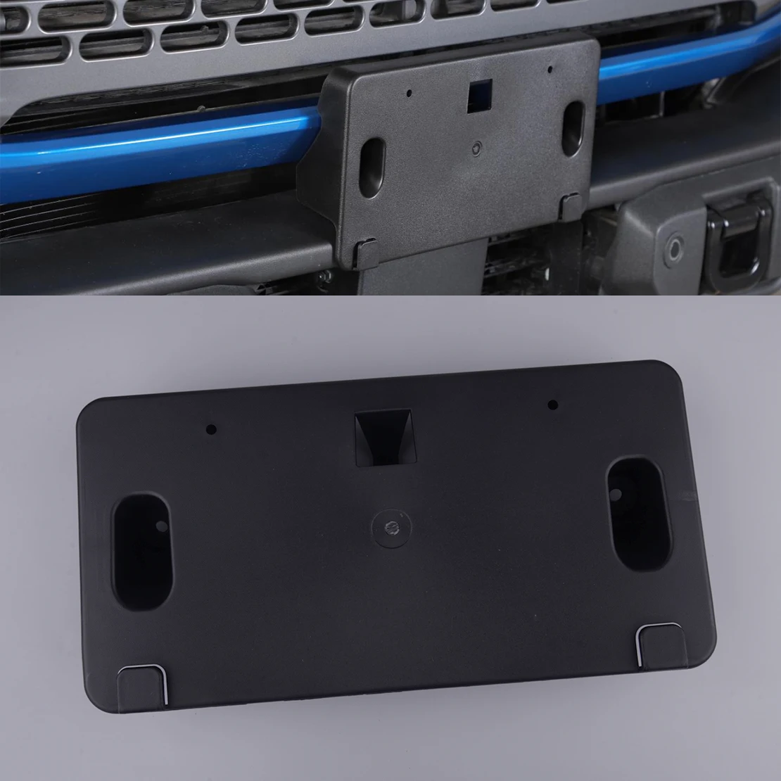 Автомобильный Черный ABS держатель кронштейна переднего номерного знака Рамка подходит для Ford Bronco 2021 2022 2023
Автомобильный Черный ABS держатель кронштейна переднего номерного знака Рамка подходит для Ford Bronco 2021 2022 2023