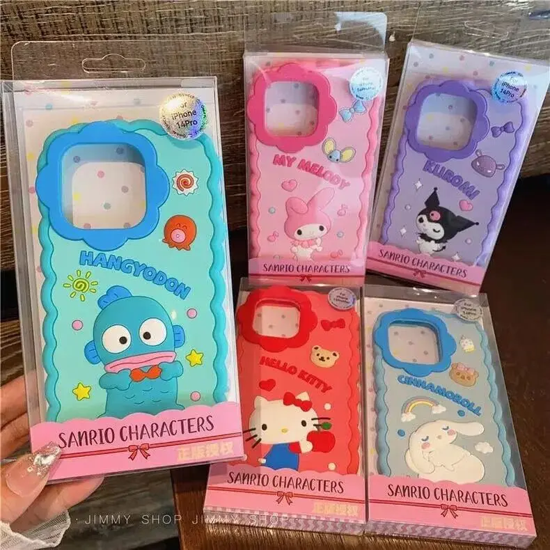 Kawaii Sanrio Hello Kitty Cute Cartoon Iphone Silicone Mobile Phone Case Anti-Fall Anti-Collision Suitable for Iphone12-14Promax
Kawaii Sanrio Hello Kitty Cute Cartoon Iphone Silicone Mobile Phone Case Anti-Fall Anti-Collision Suitable for Iphone12-14Promax
