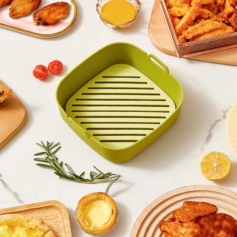 Silicone Air Fryers Oven Baking Tray Pizza Fried Chicken Airfryer Easy To Clean Basket Reusable Airfryer Pan Liner Accessories
Silicone Air Fryers Oven Baking Tray Pizza Fried Chicken Airfryer Easy To Clean Basket Reusable Airfryer Pan Liner Accessories