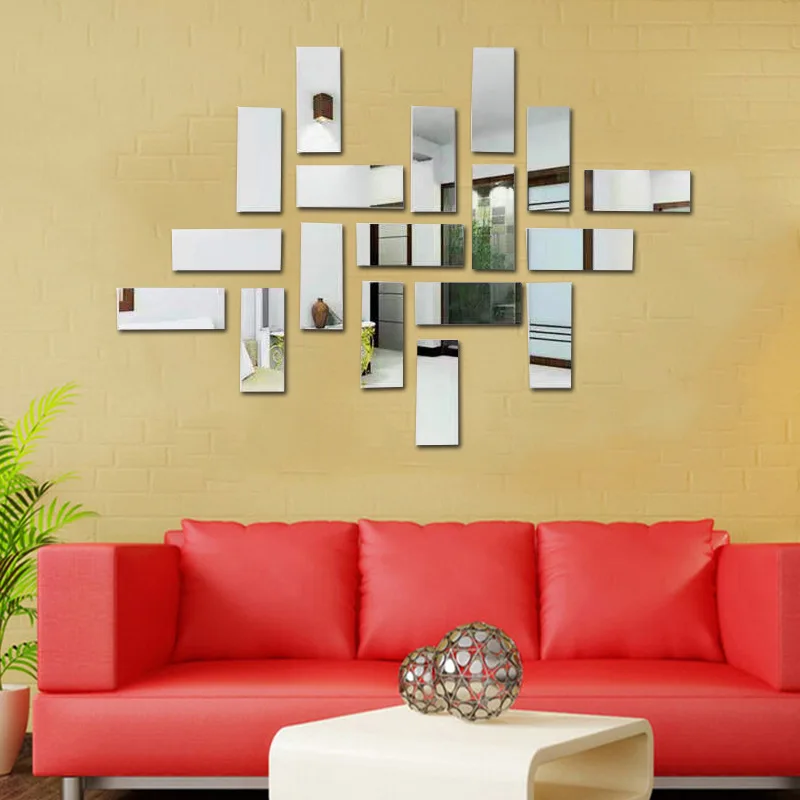 18pcs Acrylic mirror 3D wall sticker Living room sofa TV background wall self-adhesive decorative DIY stickers
18pcs Acrylic mirror 3D wall sticker Living room sofa TV background wall self-adhesive decorative DIY stickers