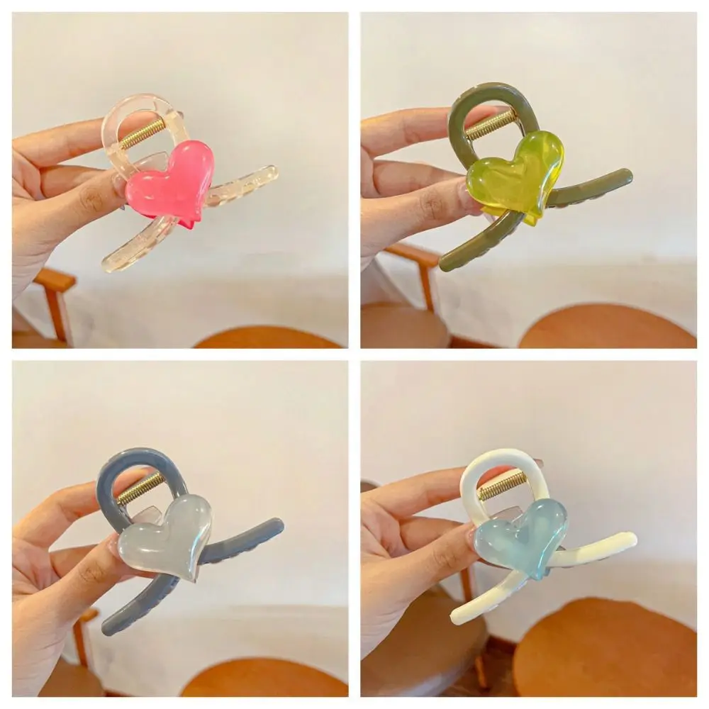 Korean Style Love Hair Claw Candy Color Hairgrip Acrylic Shark Clip Hair Accessories Headwear Mini Hair Claw Children/Ladies
Korean Style Love Hair Claw Candy Color Hairgrip Acrylic Shark Clip Hair Accessories Headwear Mini Hair Claw Children/Ladies