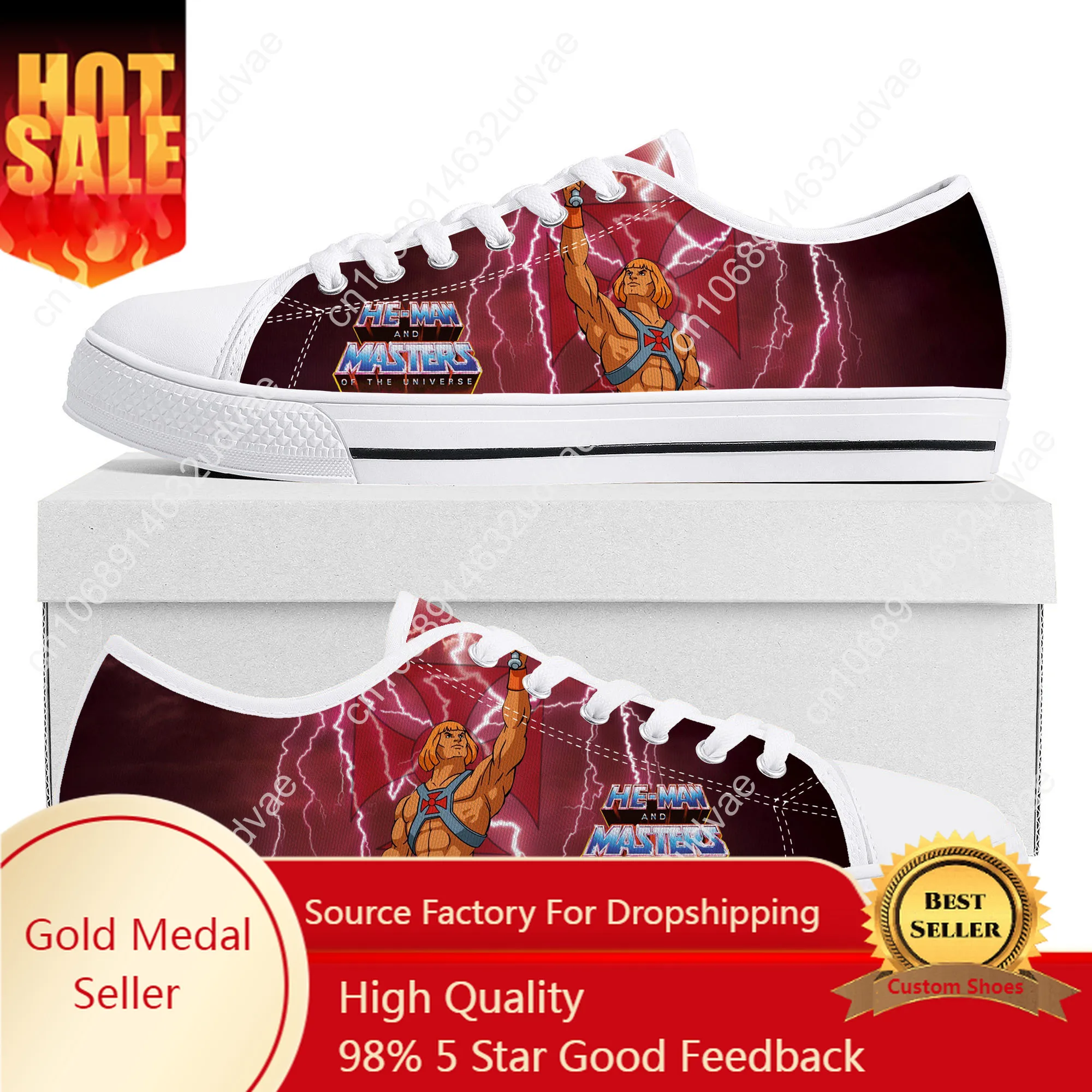 He-Man Masters Of The Universe Low Top High Quality Sneakers Mens Womens Teenager Canvas Sneaker Casual Couple Shoes Custom Shoe
He-Man Masters Of The Universe Low Top High Quality Sneakers Mens Womens Teenager Canvas Sneaker Casual Couple Shoes Custom Shoe