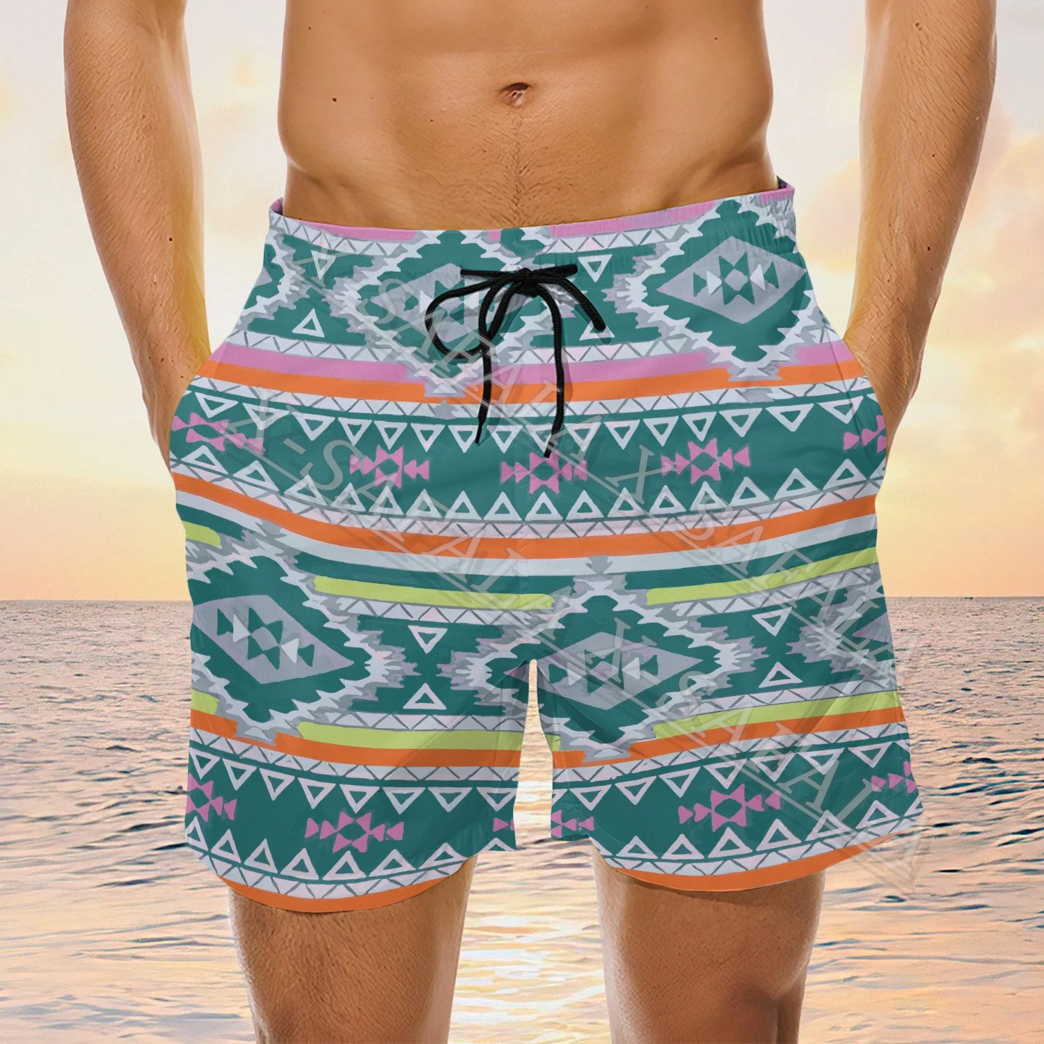 Aztec Mexico Culture Indian Azteca Swims 3D Print Shorts Summer Beach Holiday Shorts Men's Swimming Sports Half Pants-2
Aztec Mexico Culture Indian Azteca Swims 3D Print Shorts Summer Beach Holiday Shorts Men's Swimming Sports Half Pants-2