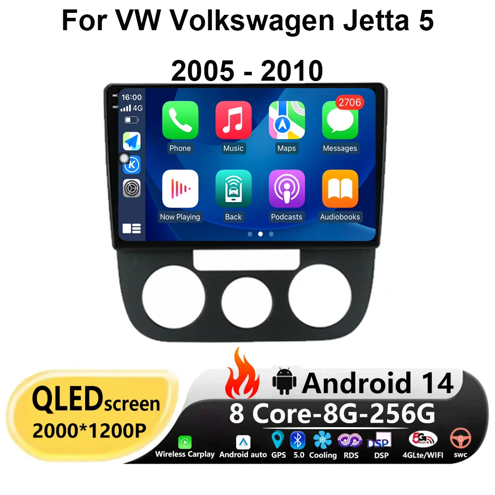 9 ''Android 14 для VW Volkswagen Jetta 5 2005 - 2010 мультимедийный автомобильный радиоплеер стерео навигатор плеер QLED экран WIFI GPS
9 ''Android 14 для VW Volkswagen Jetta 5 2005 - 2010 мультимедийный автомобильный радиоплеер стерео навигатор плеер QLED экран WIFI GPS