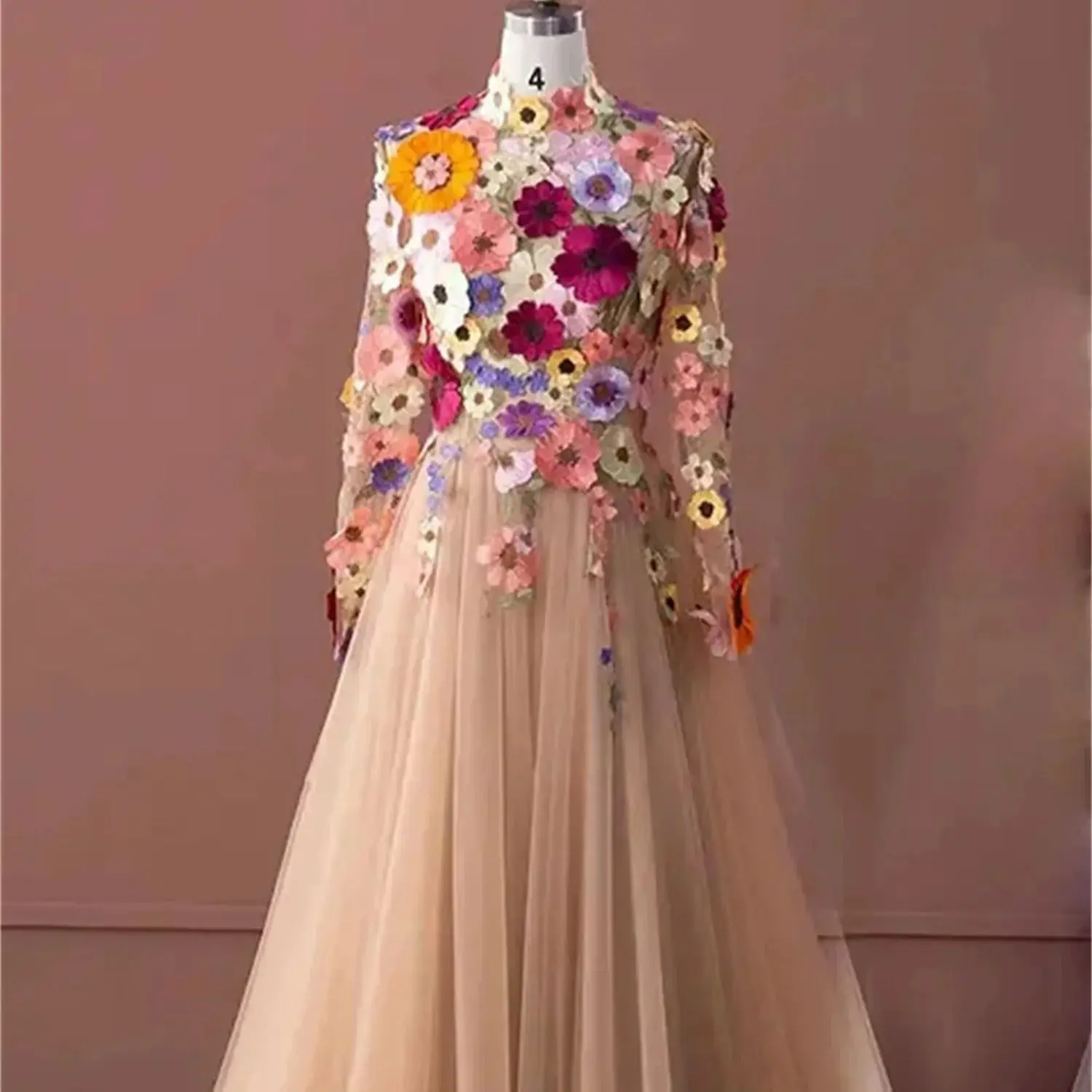 

Aileen, 3D цветы, ТРАПЕЦИЕВИДНОЕ, элегантное женское платье, роскошное платье для выпускного вечера, 2024, вечернее платье, бальные платья