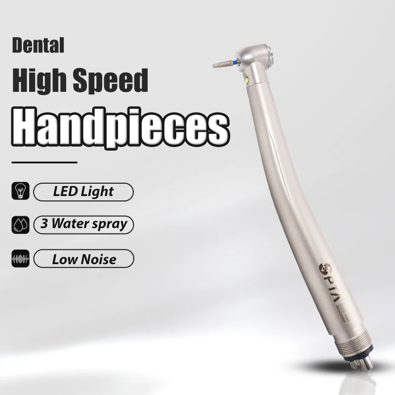 

4 hole or 2 hole Light Dental Air Turbine Dentistry Tool For Dentist Clinical Handpiece LED Fiber Optic